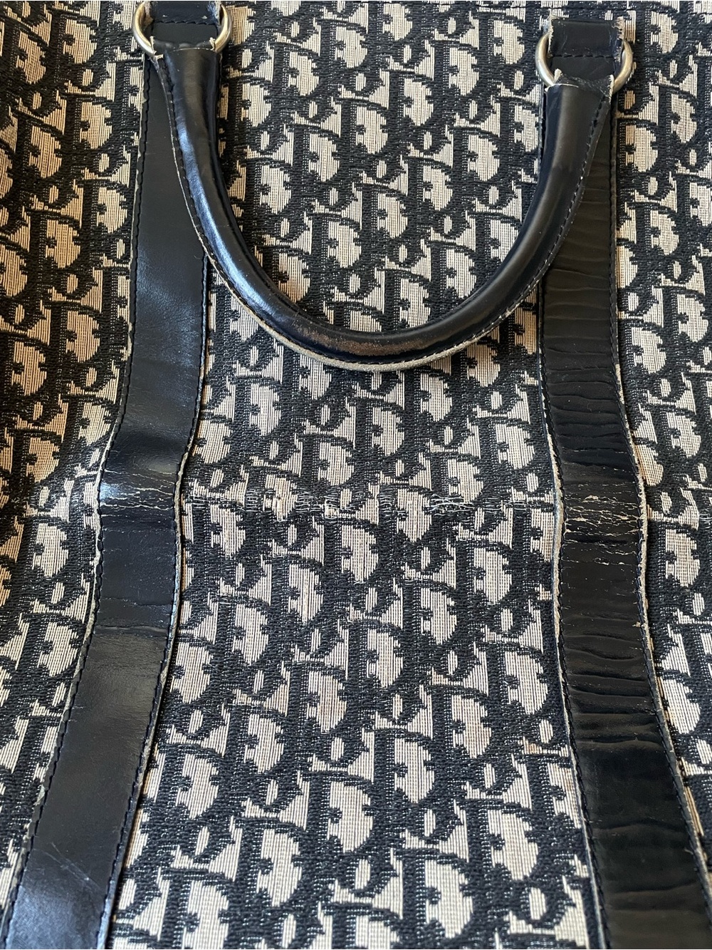 ✨VINTAGE✨ DIOR TROTTER XL DUFFLE BAG - Picture 13 of 16
